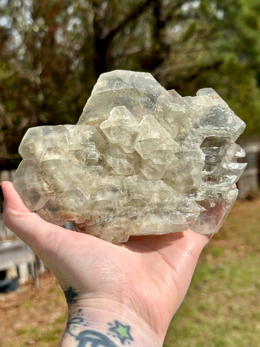 Elestial Selenite Crystal Specimen