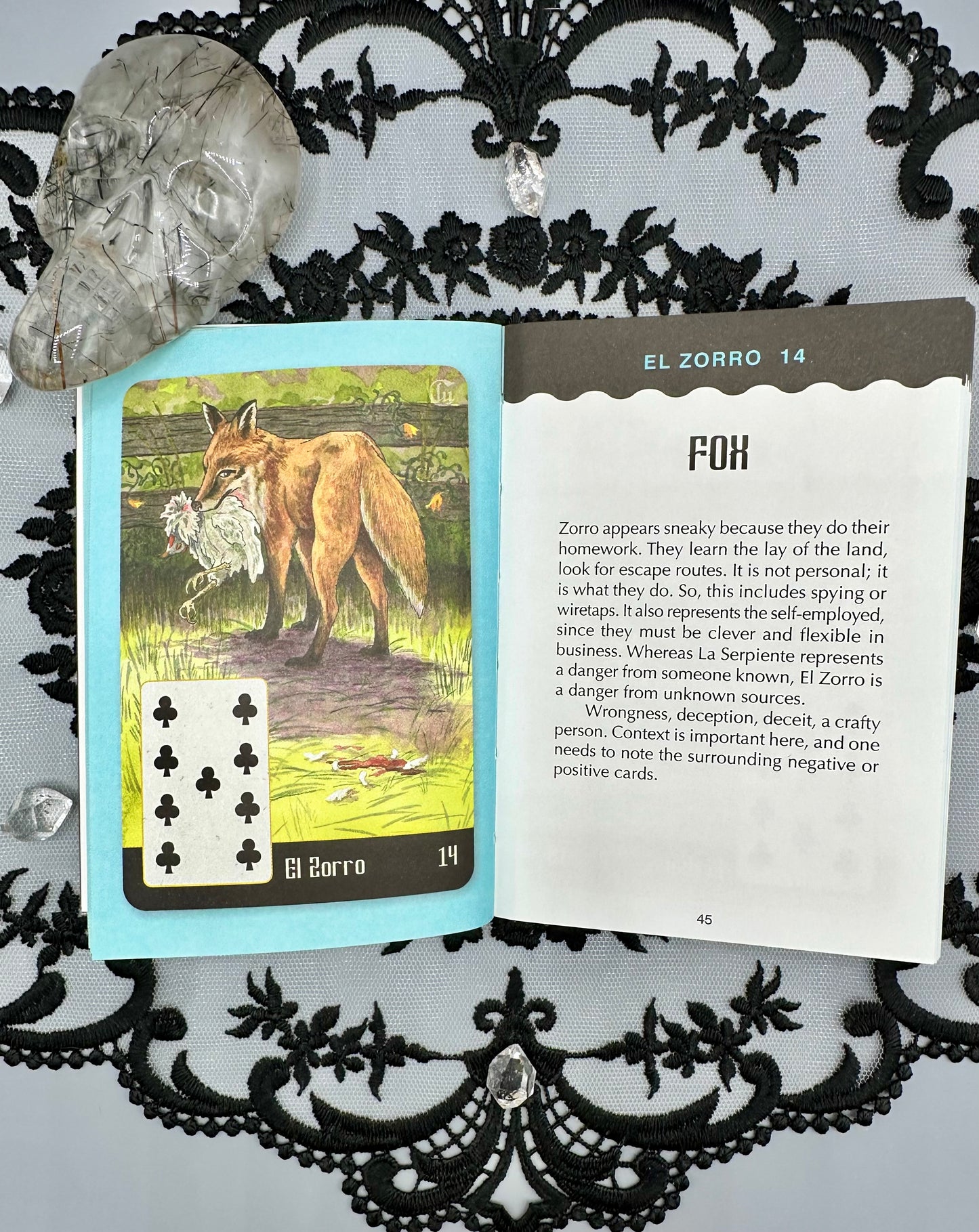 La Santa Muerte Lenormand Deck and Guidebook