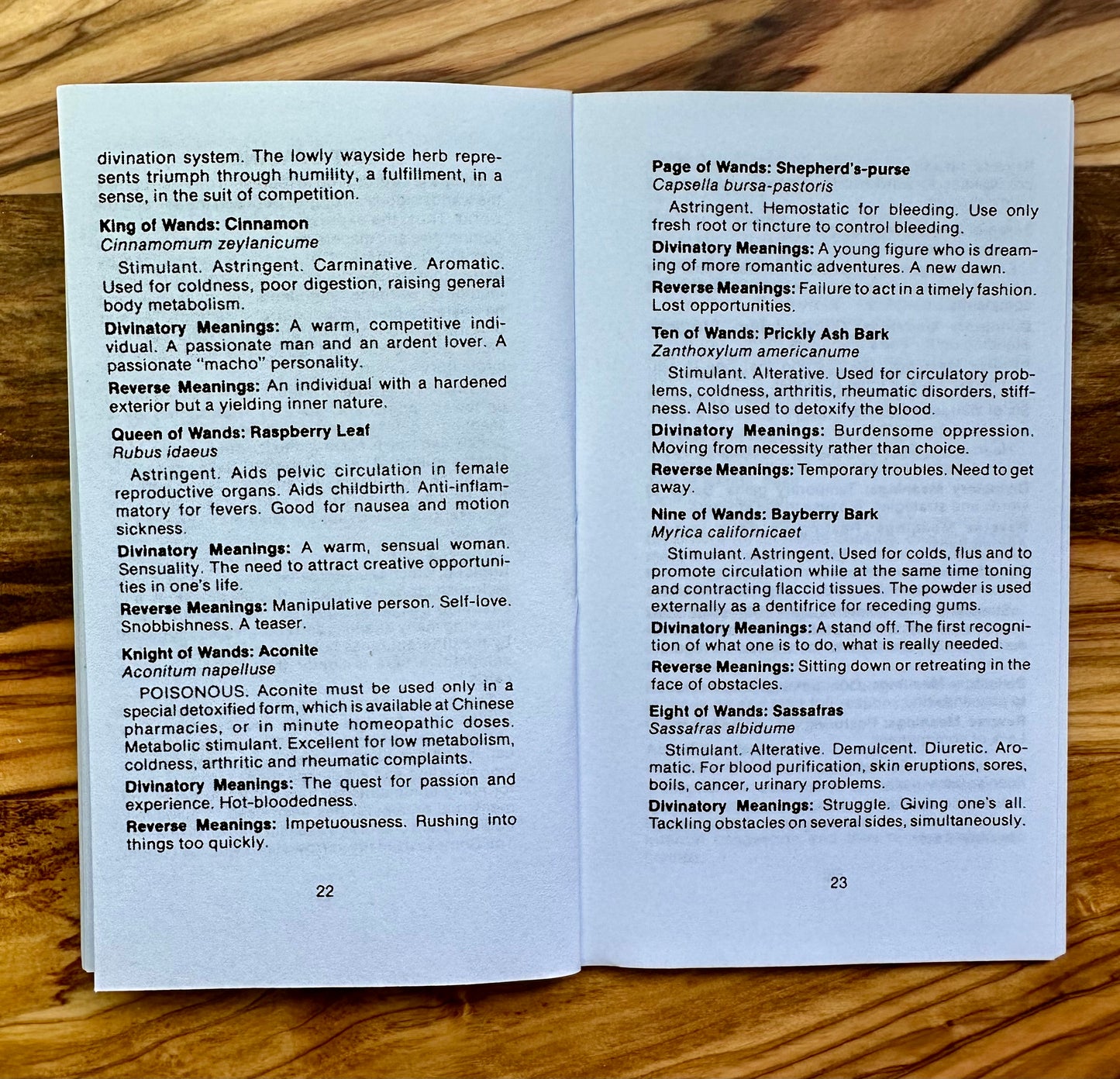 The Herbal Tarot: A 78 card deck with guidebook