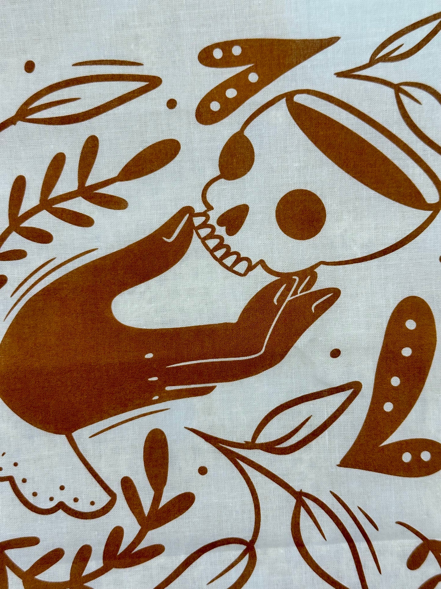 Tarot Cloth Cotton Bandana by artist Holly Oddly