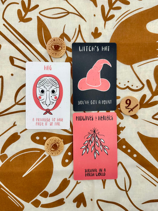 Tarot Cloth Cotton Bandana by artist Holly Oddly