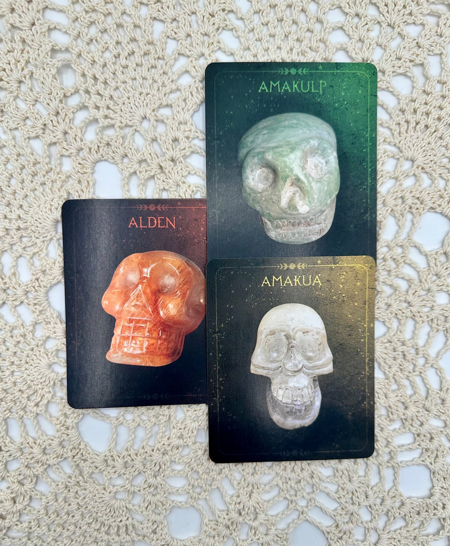 The Oracle of the Crystal Skulls- 52 Card Deck and Guidebook