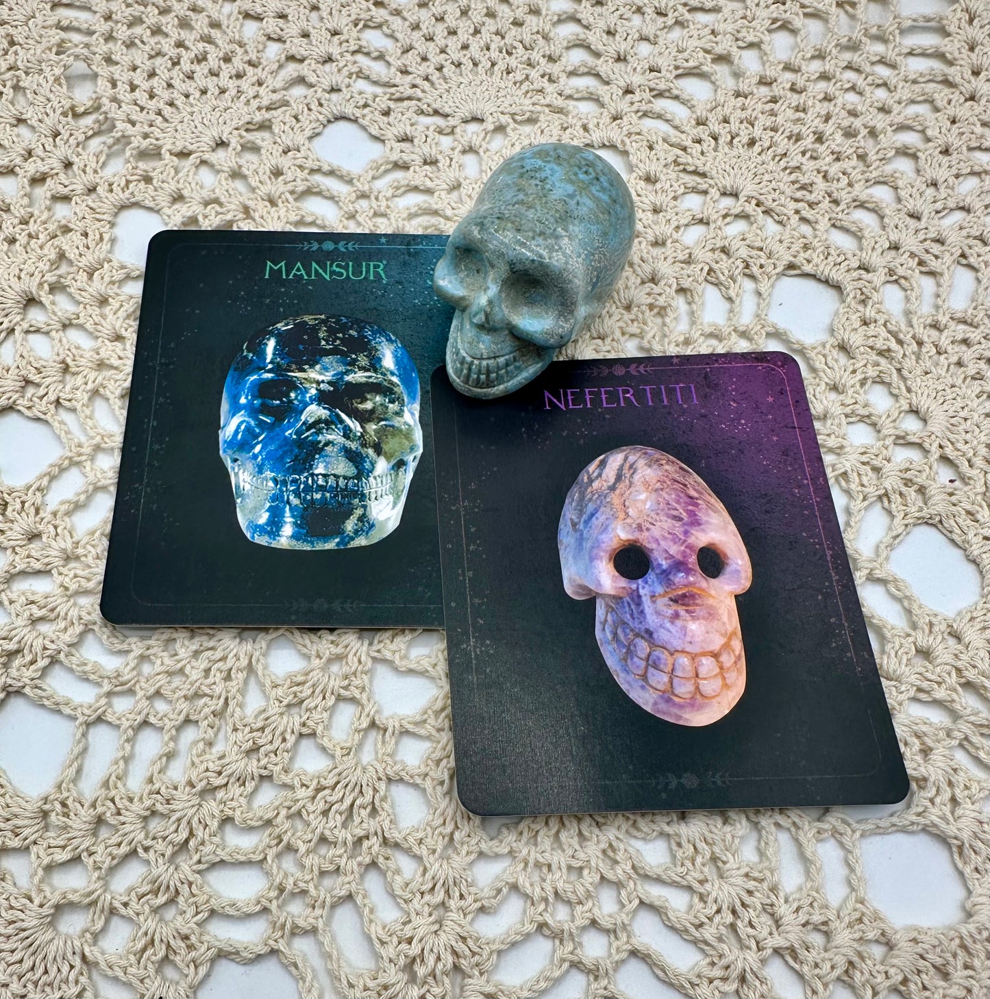 The Oracle of the Crystal Skulls- 52 Card Deck and Guidebook