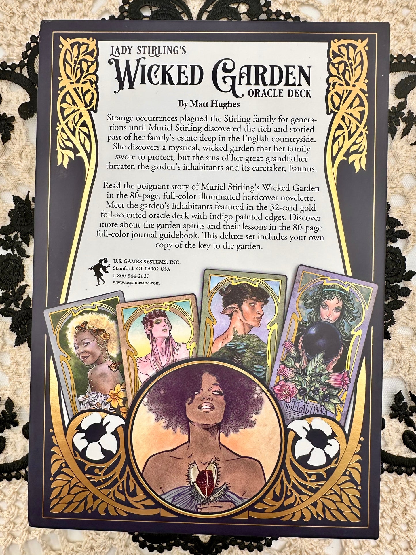 Lady Stirling's Wicked Garden Oracle Card Deck, Guidebook and Boxed Set