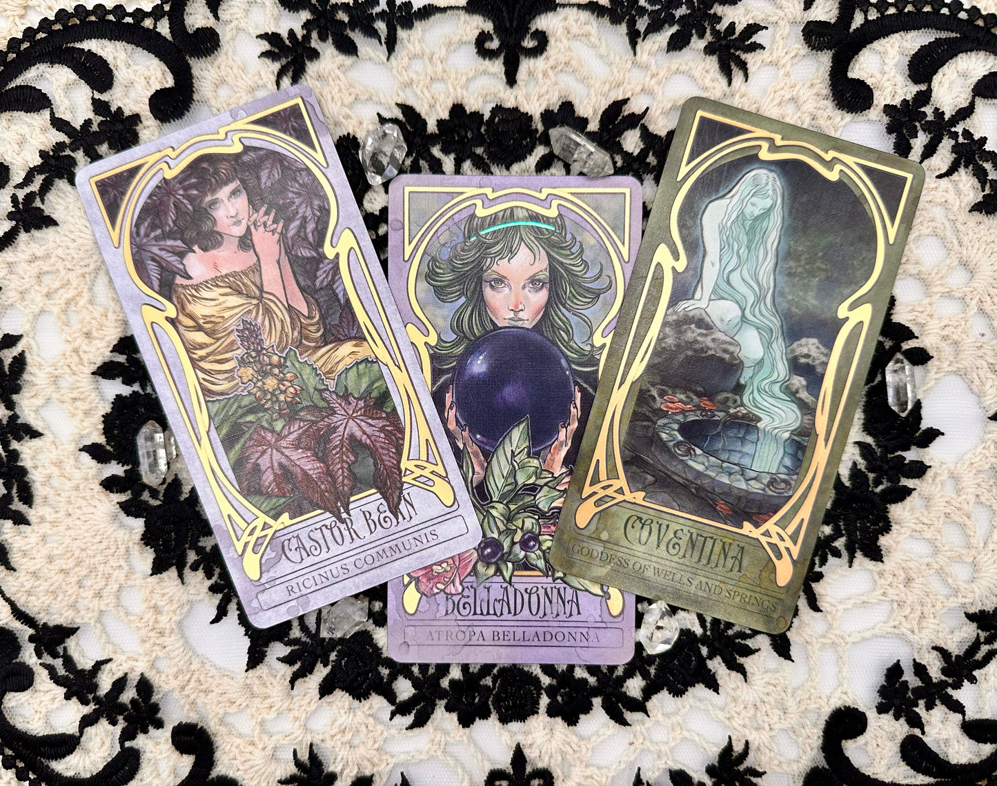 Lady Stirling's Wicked Garden Oracle Card Deck, Guidebook and Boxed Set