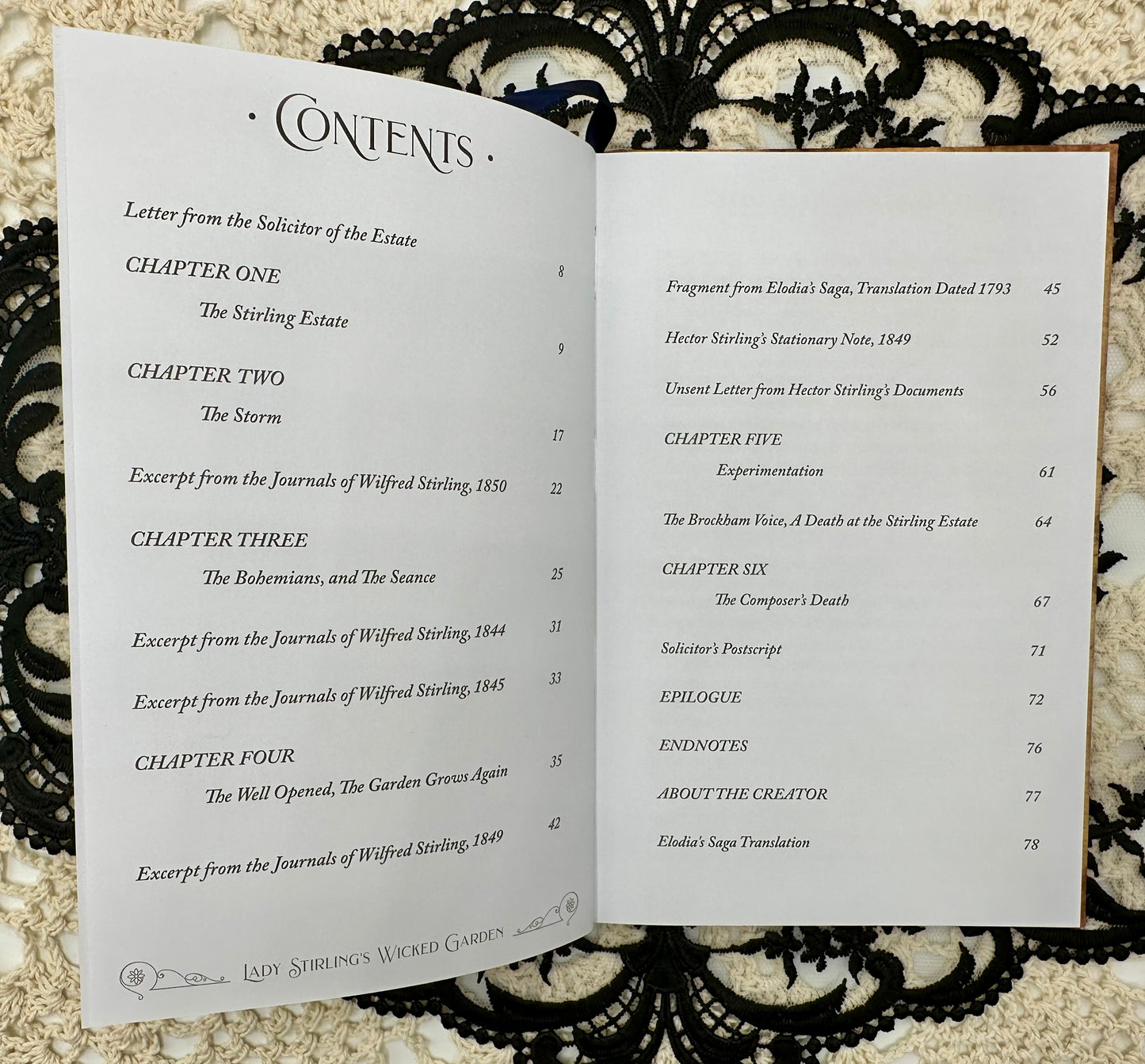 Lady Stirling's Wicked Garden Oracle Card Deck, Guidebook and Boxed Set