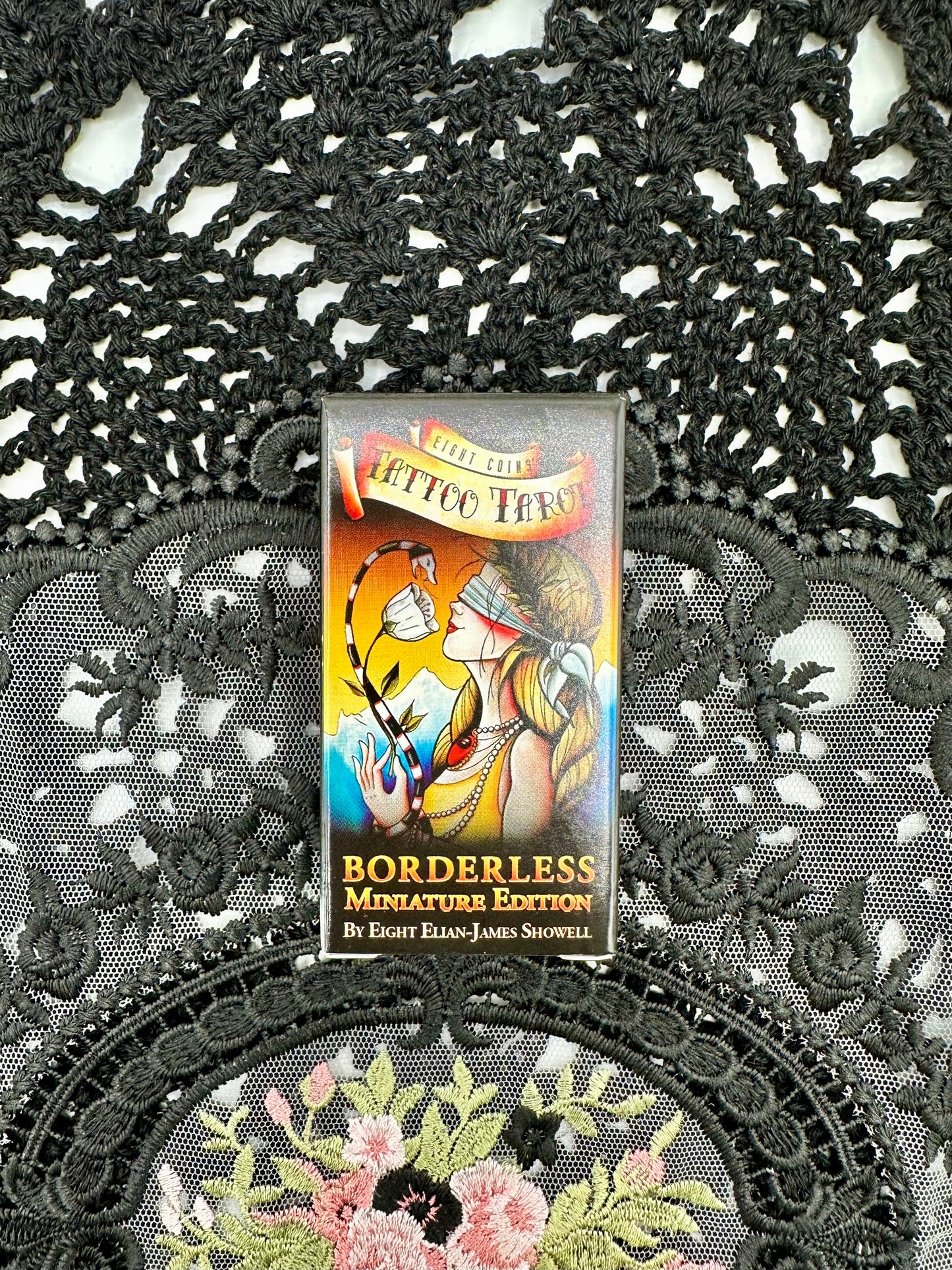 Eight Coins' Tattoo Tarot Borderless Miniature Edition