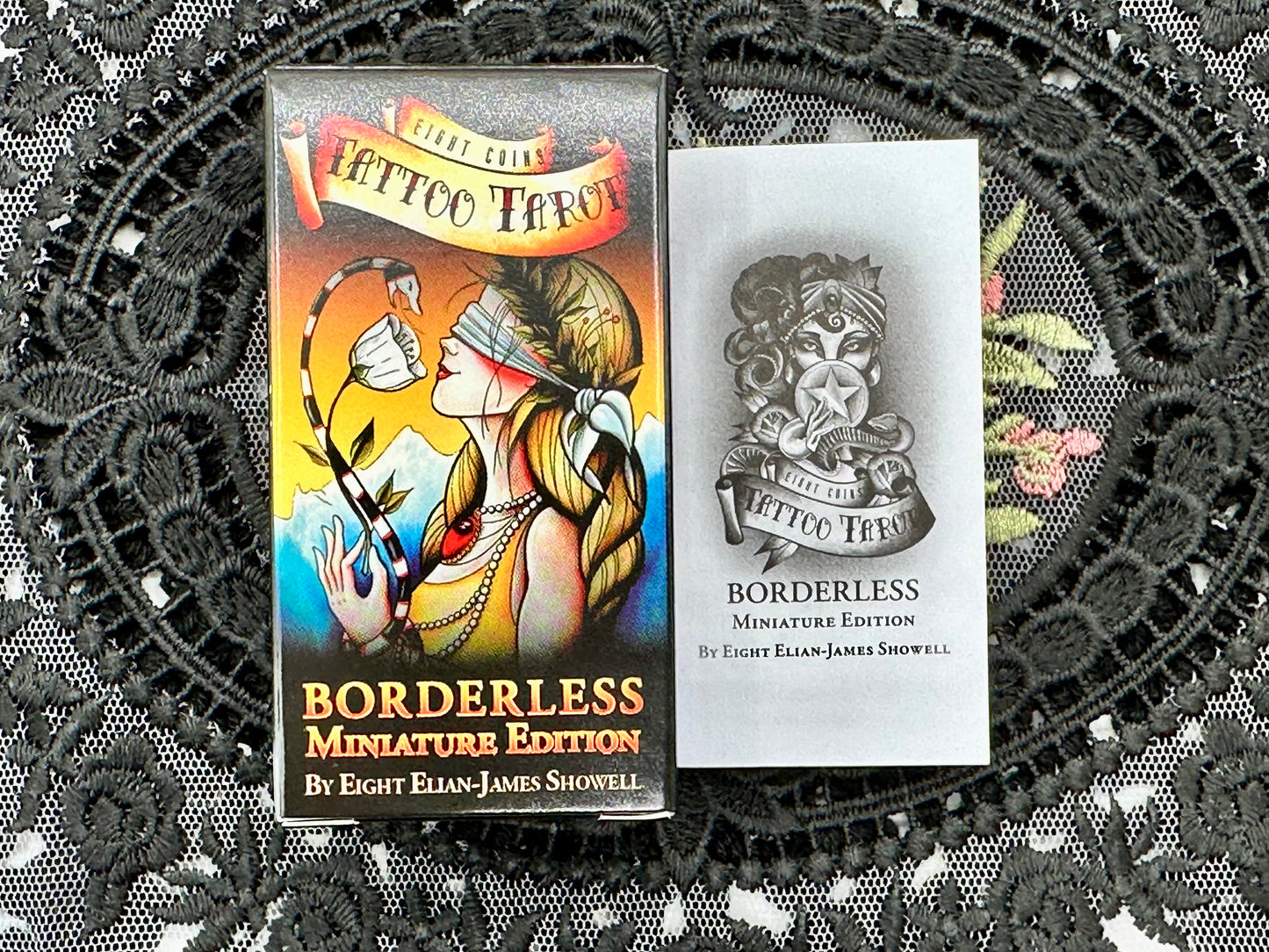 Eight Coins' Tattoo Tarot Borderless Miniature Edition