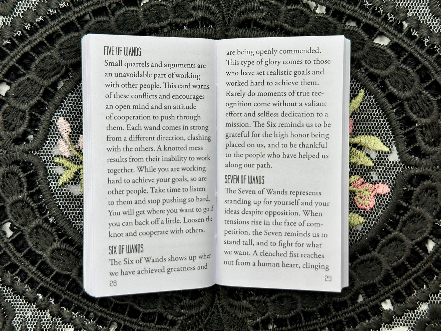 Eight Coins' Tattoo Tarot Borderless Miniature Edition