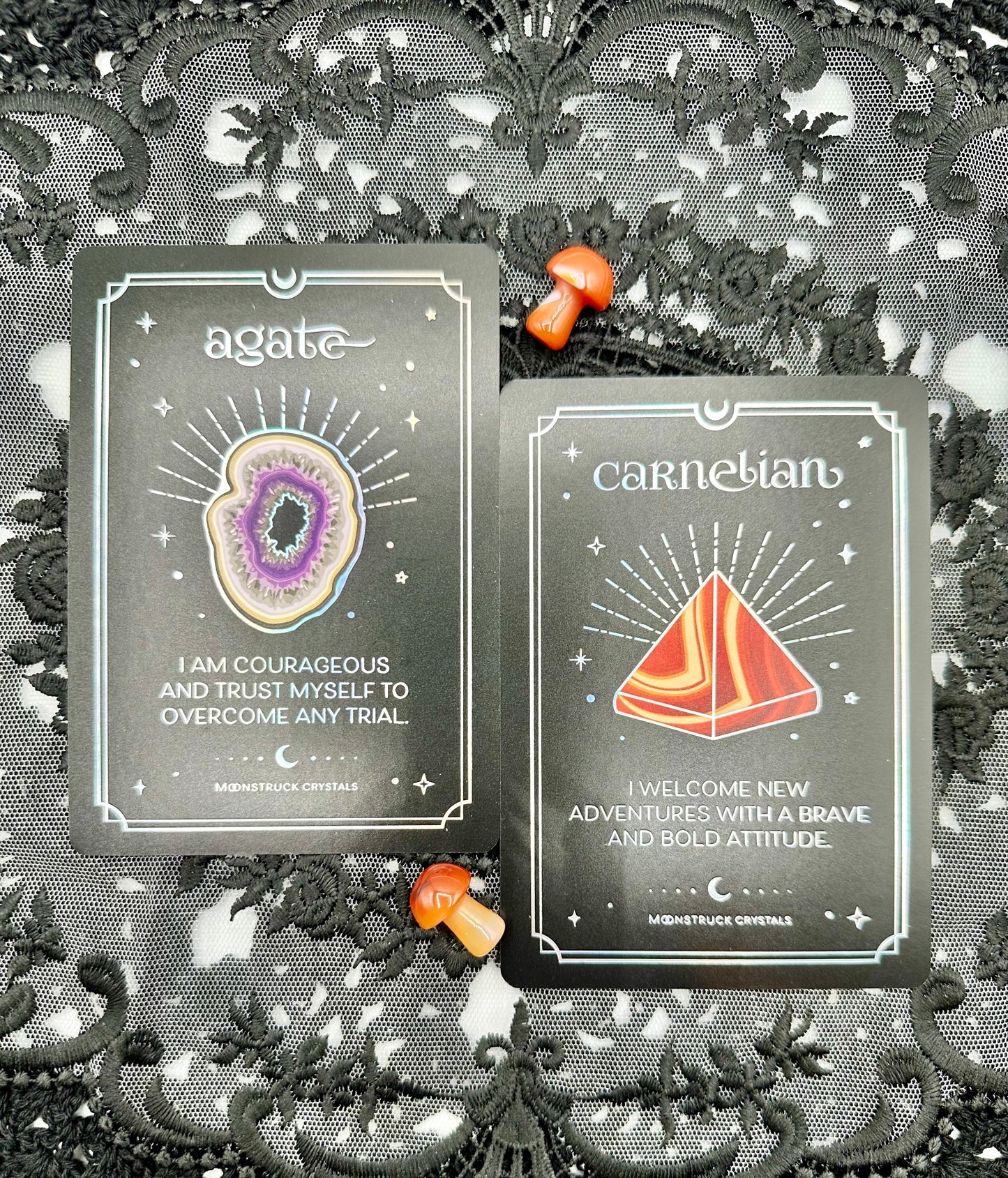 Crystal Affirmations Deck: Silver Aura Edition