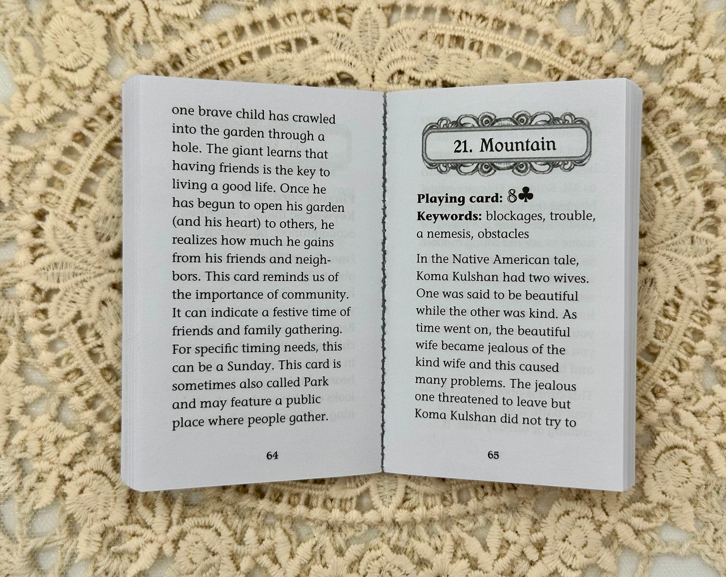 Fairy Tale Lenormand Card Divination Deck