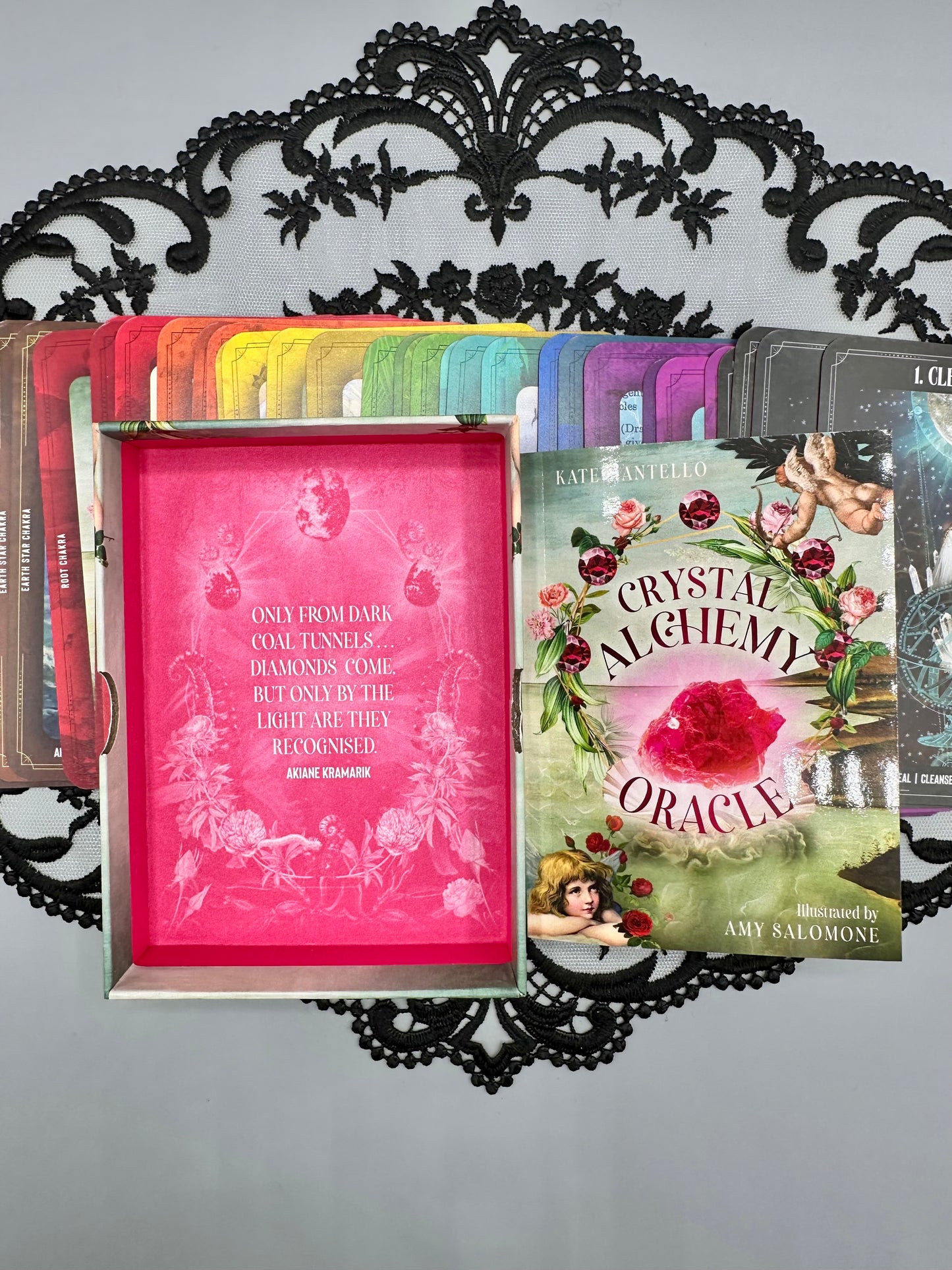 The Crystal Alchemy Oracle Deck and Guidebook