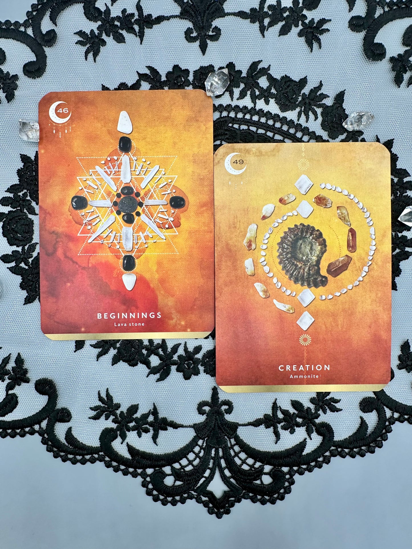 Crystal Grid Oracle Deck Deluxe Edition: 72 Card Set for Divination and Gridding