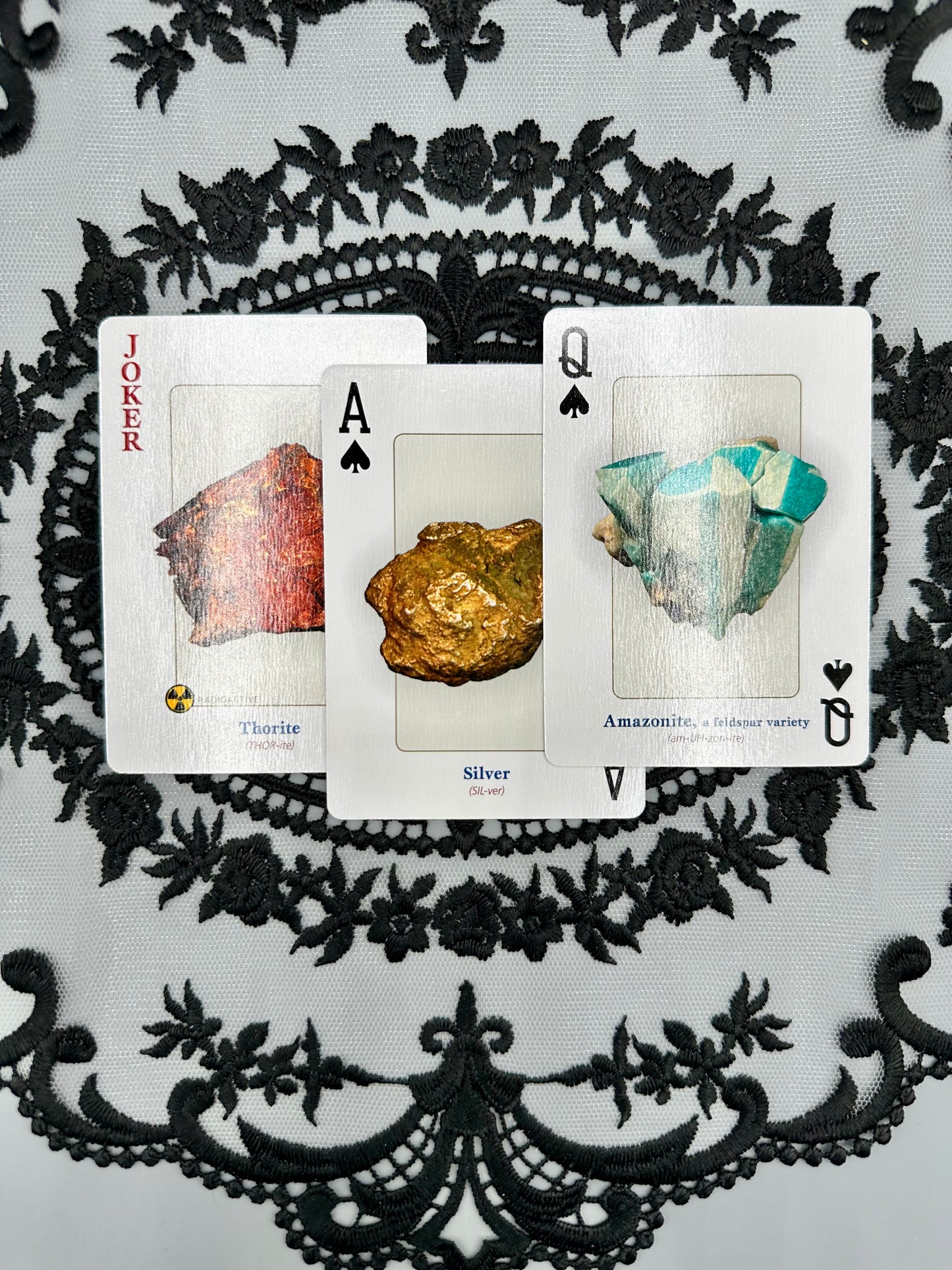 Rocks and Minerals Playing Cards
