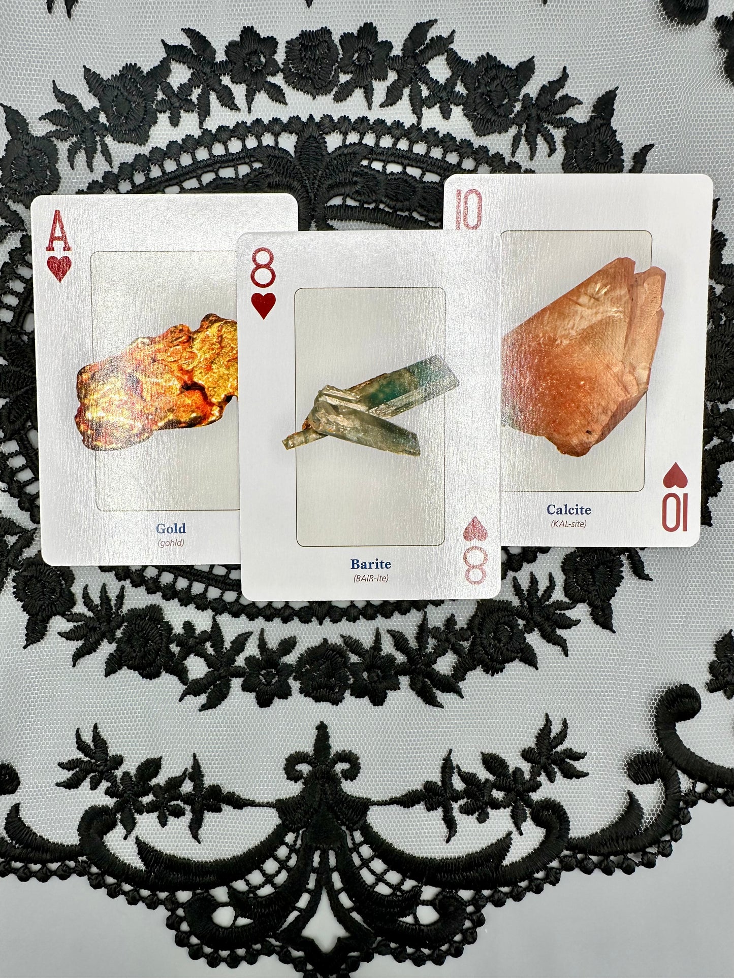 Rocks and Minerals Playing Cards