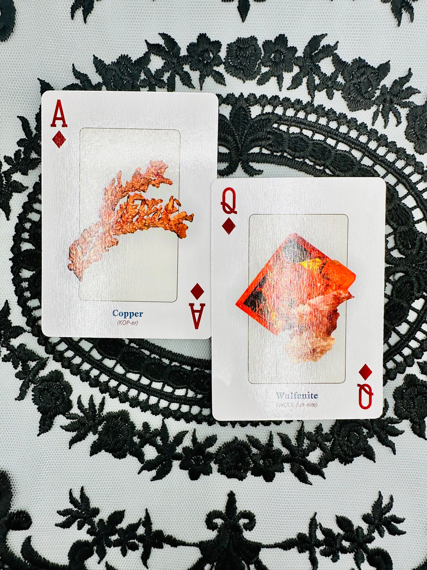 Rocks and Minerals Playing Cards