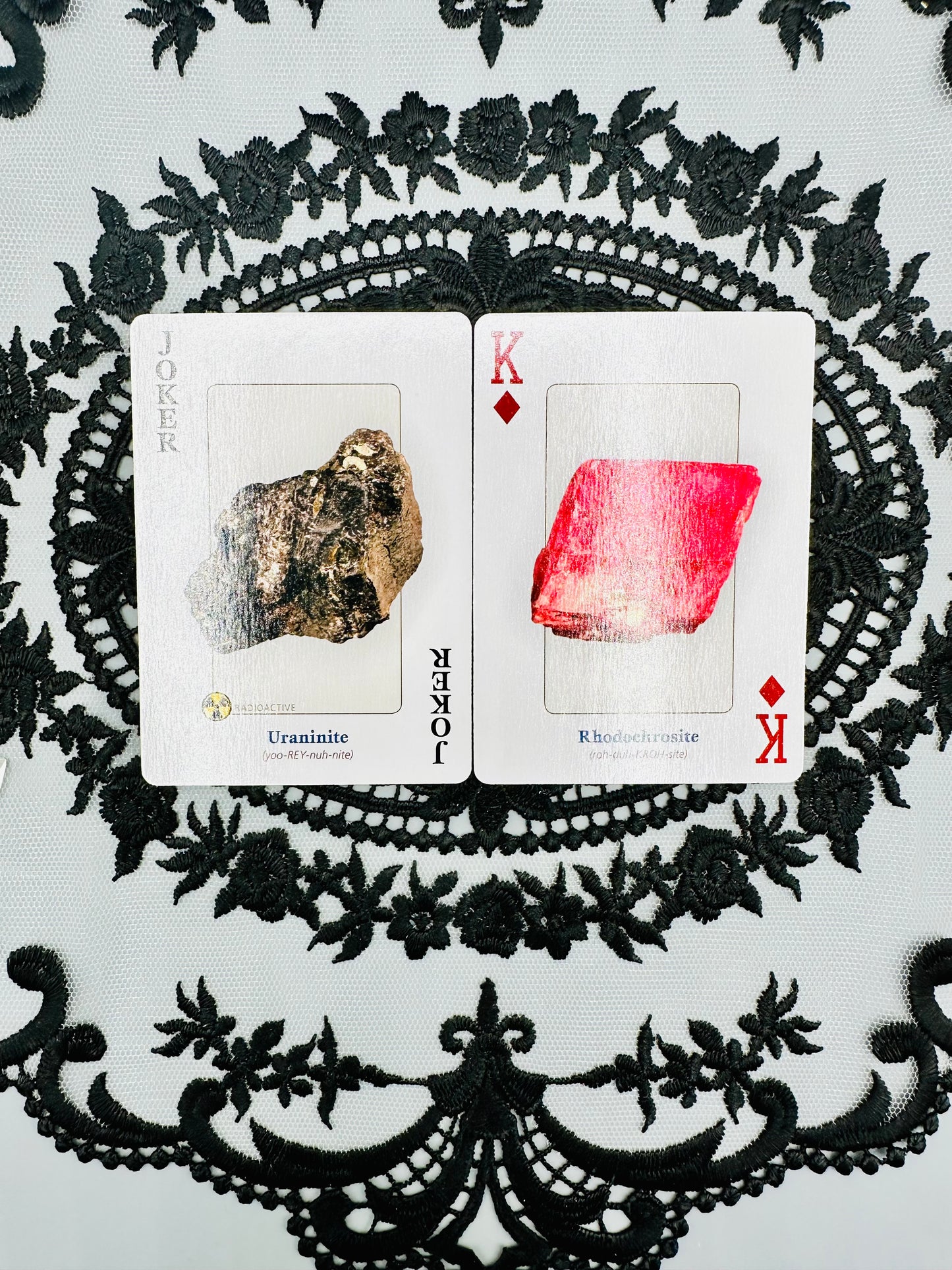 Rocks and Minerals Playing Cards