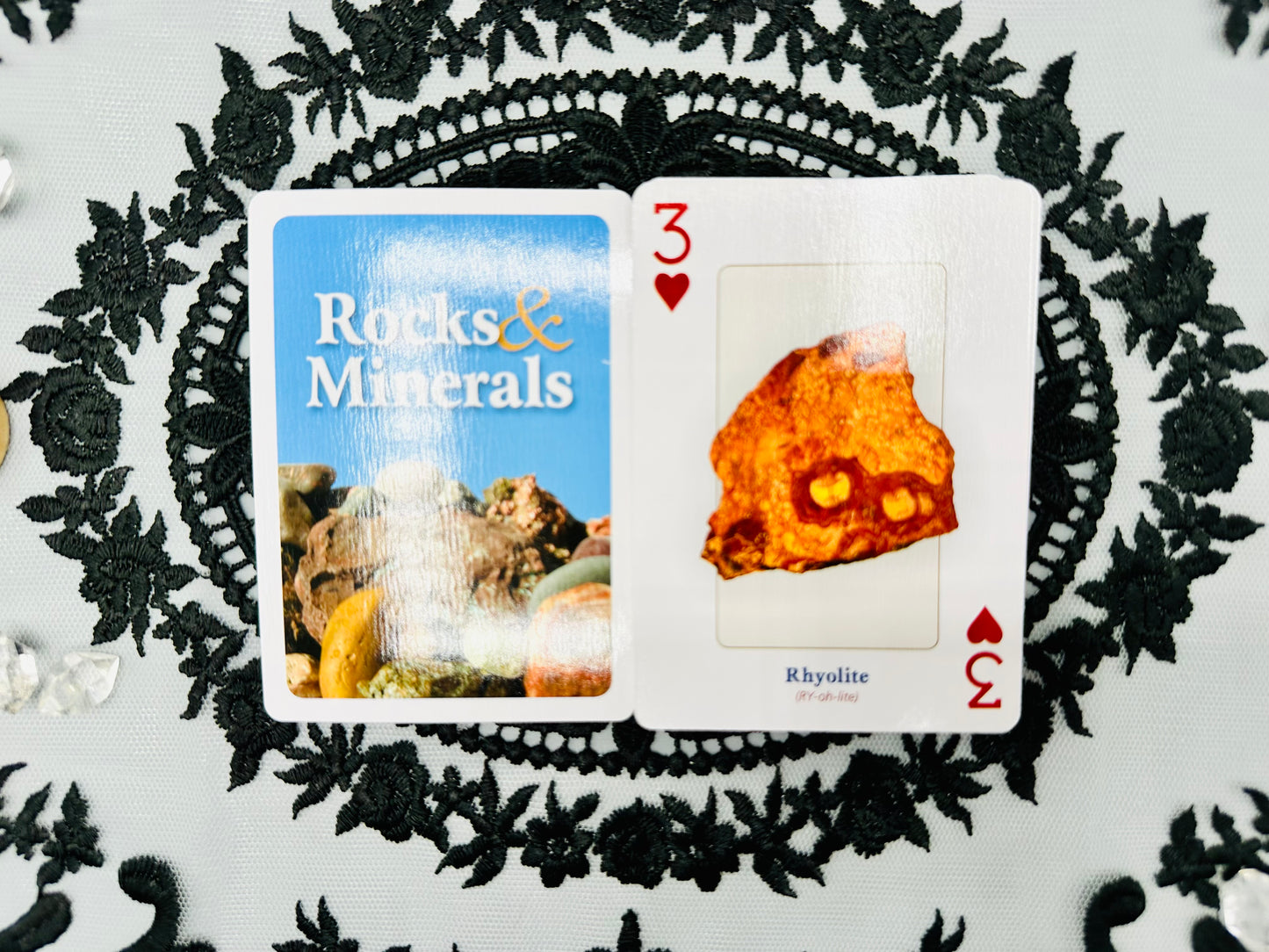 Rocks and Minerals Playing Cards