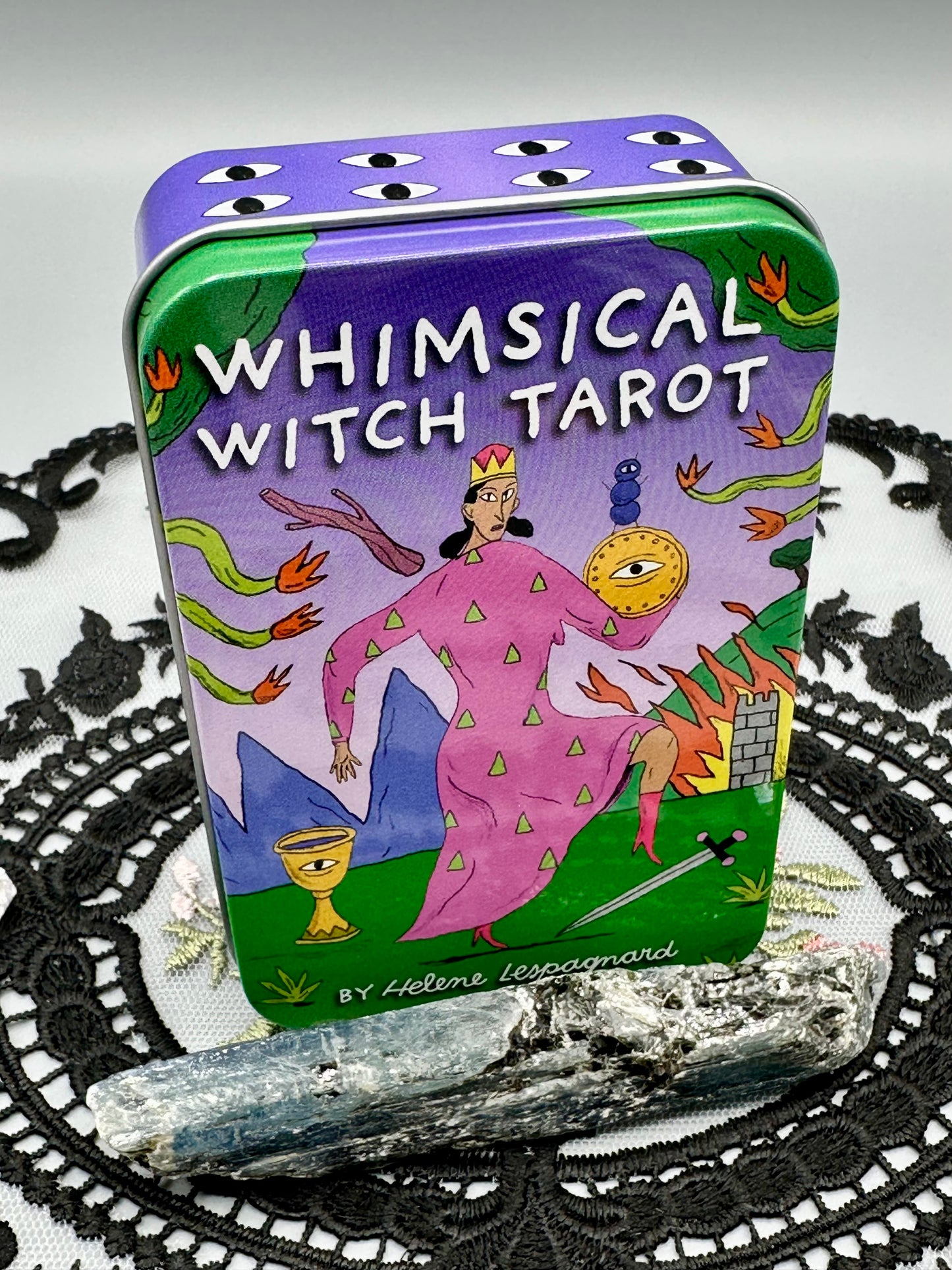 Whimsical Witch Tarot Deck in a Keepsake Tin