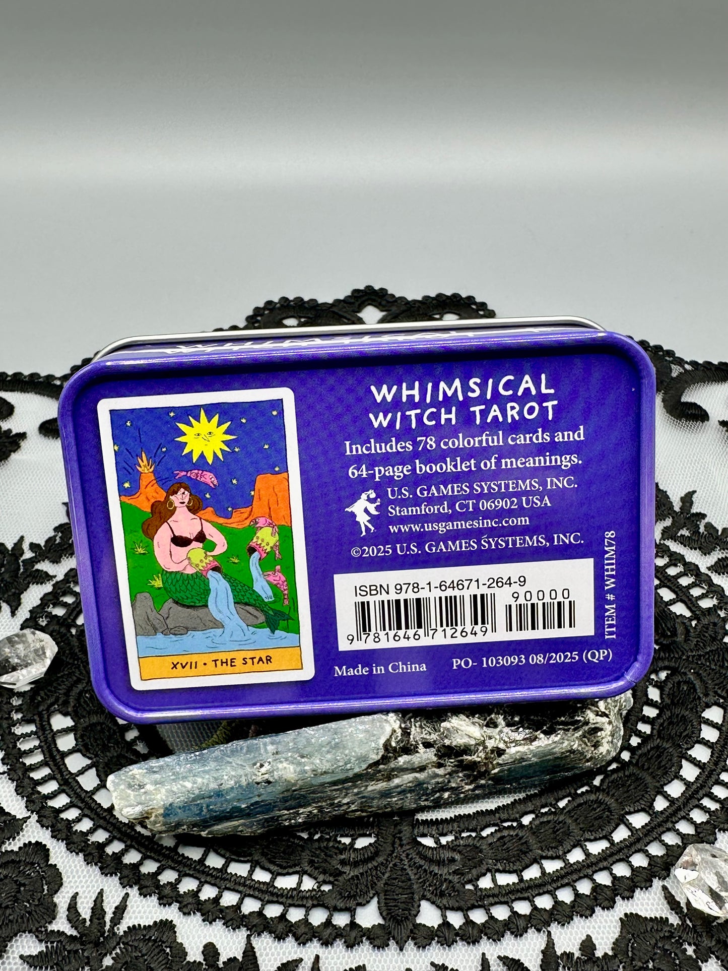 Whimsical Witch Tarot Deck in a Keepsake Tin