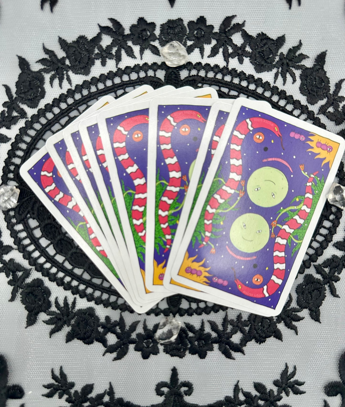 Whimsical Witch Tarot Deck in a Keepsake Tin