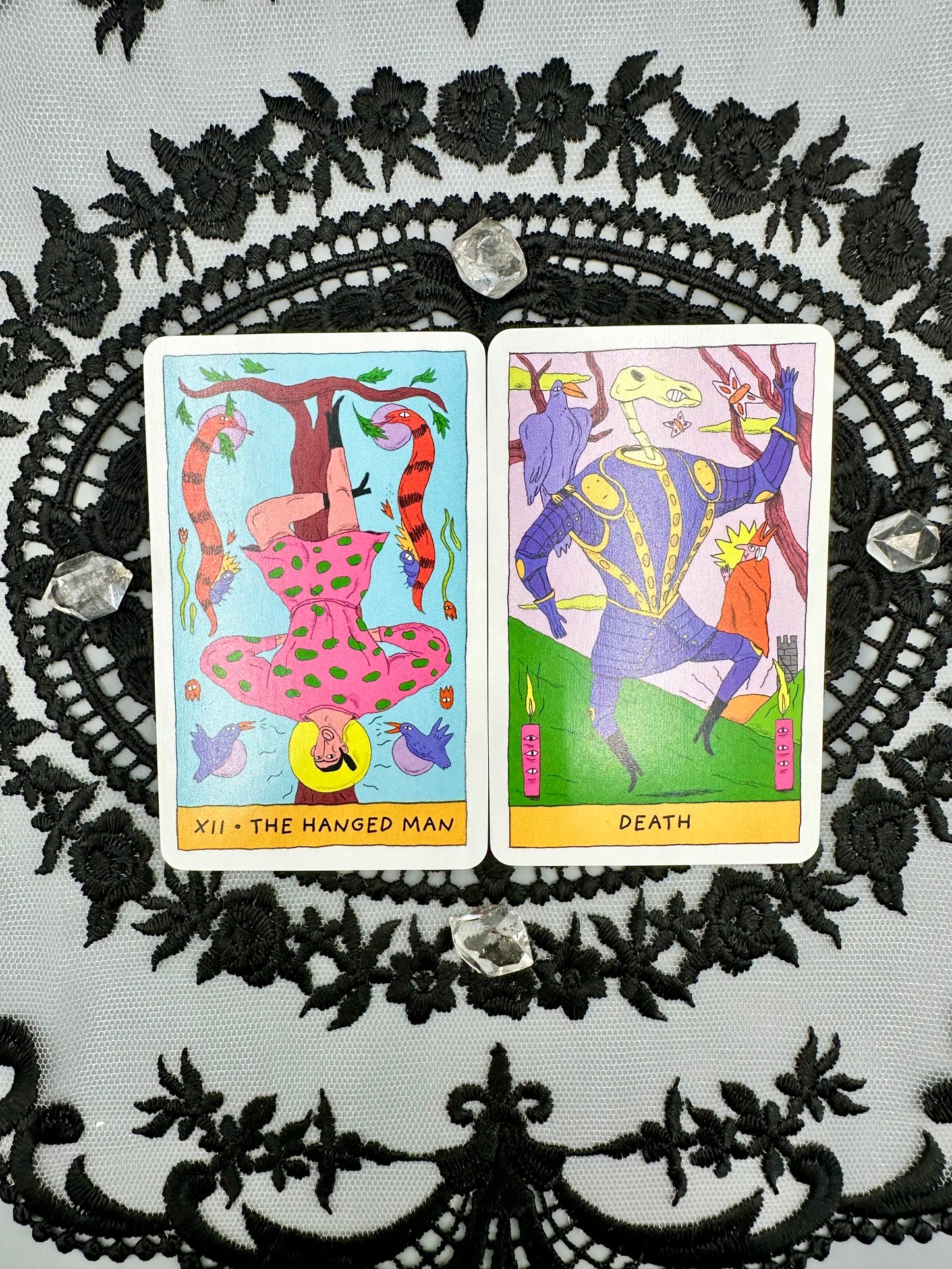 Whimsical Witch Tarot Deck in a Keepsake Tin