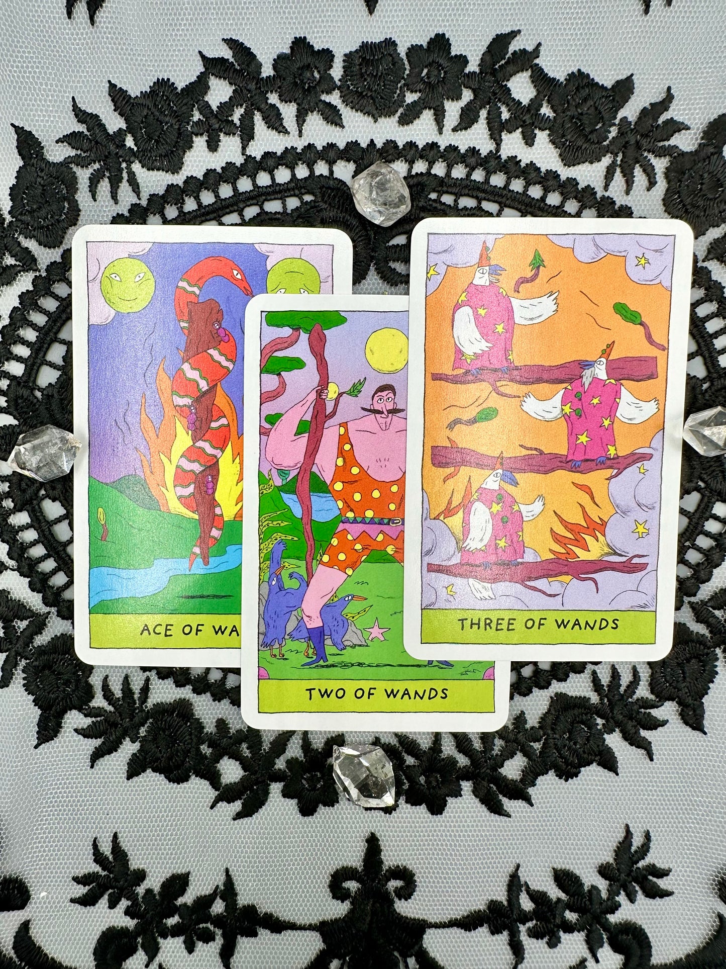 Whimsical Witch Tarot Deck in a Keepsake Tin