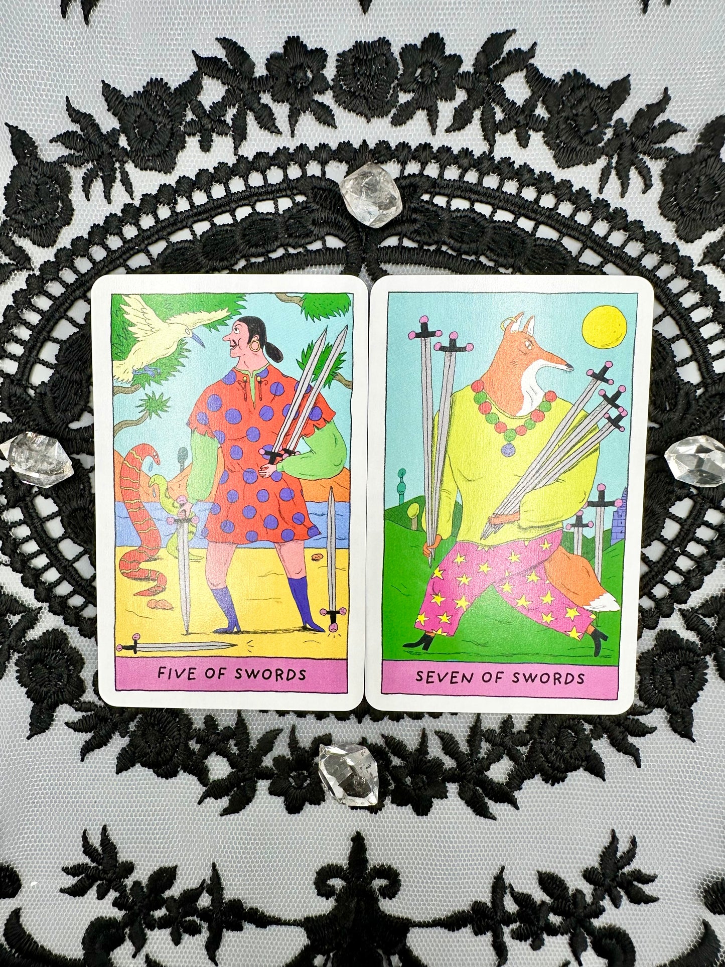 Whimsical Witch Tarot Deck in a Keepsake Tin
