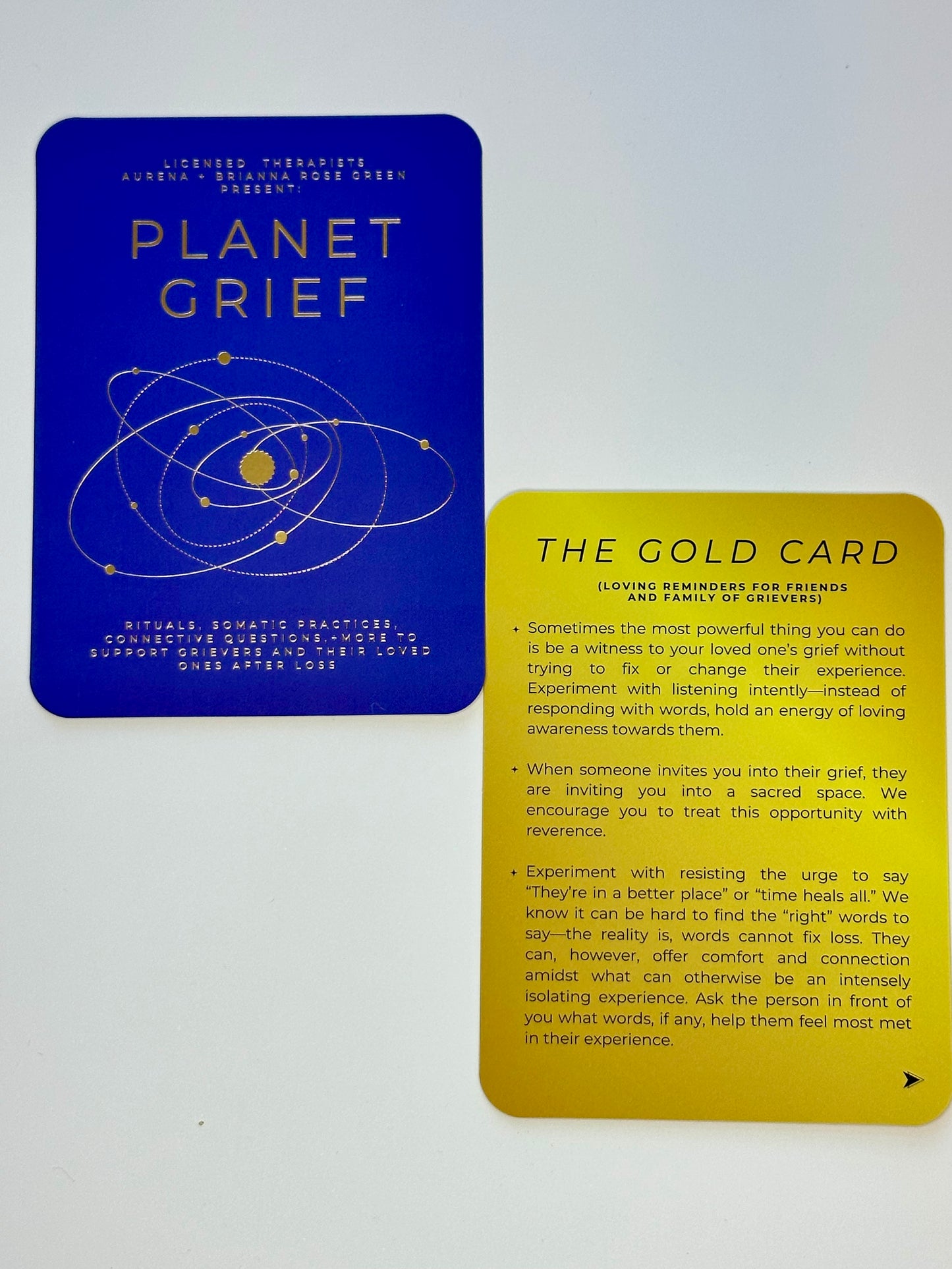 Planet Grief Card Deck: Rituals and Support for Grieving