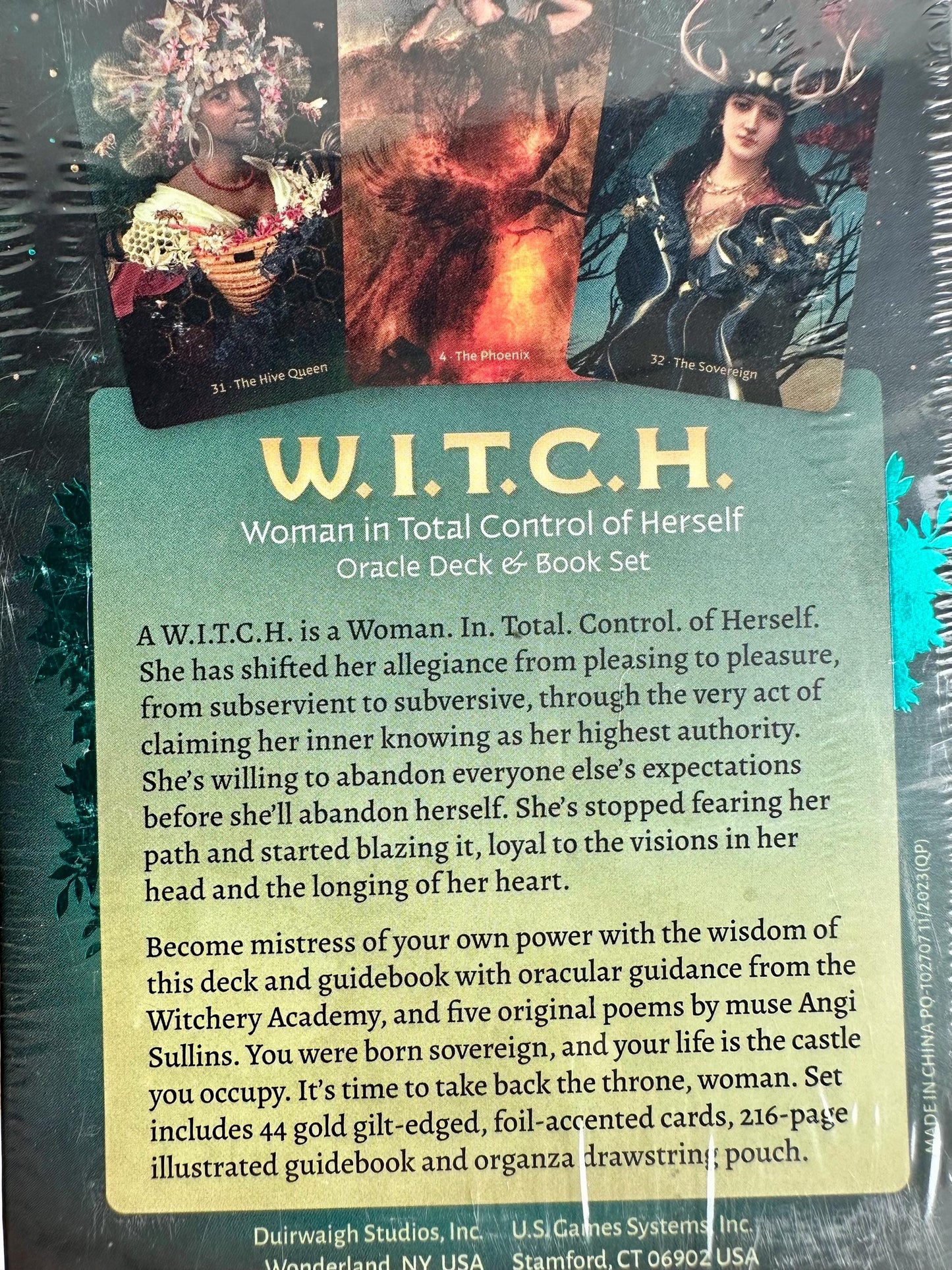 W.I.T.C.H: Woman In Total Control of Herself Oracle Deck and Guidebook