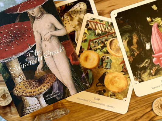 The Mushroom Oracle Deck- 44 Card Deck and Guidebook