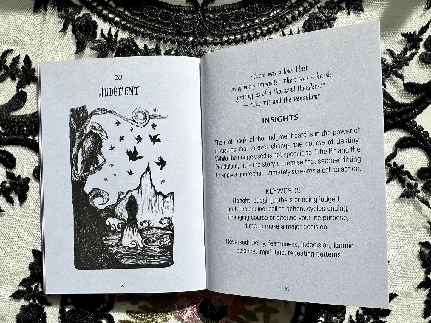 The Poe Tarot Deck: Whimsical Macabre Literary Tarot Cards with Guidebook