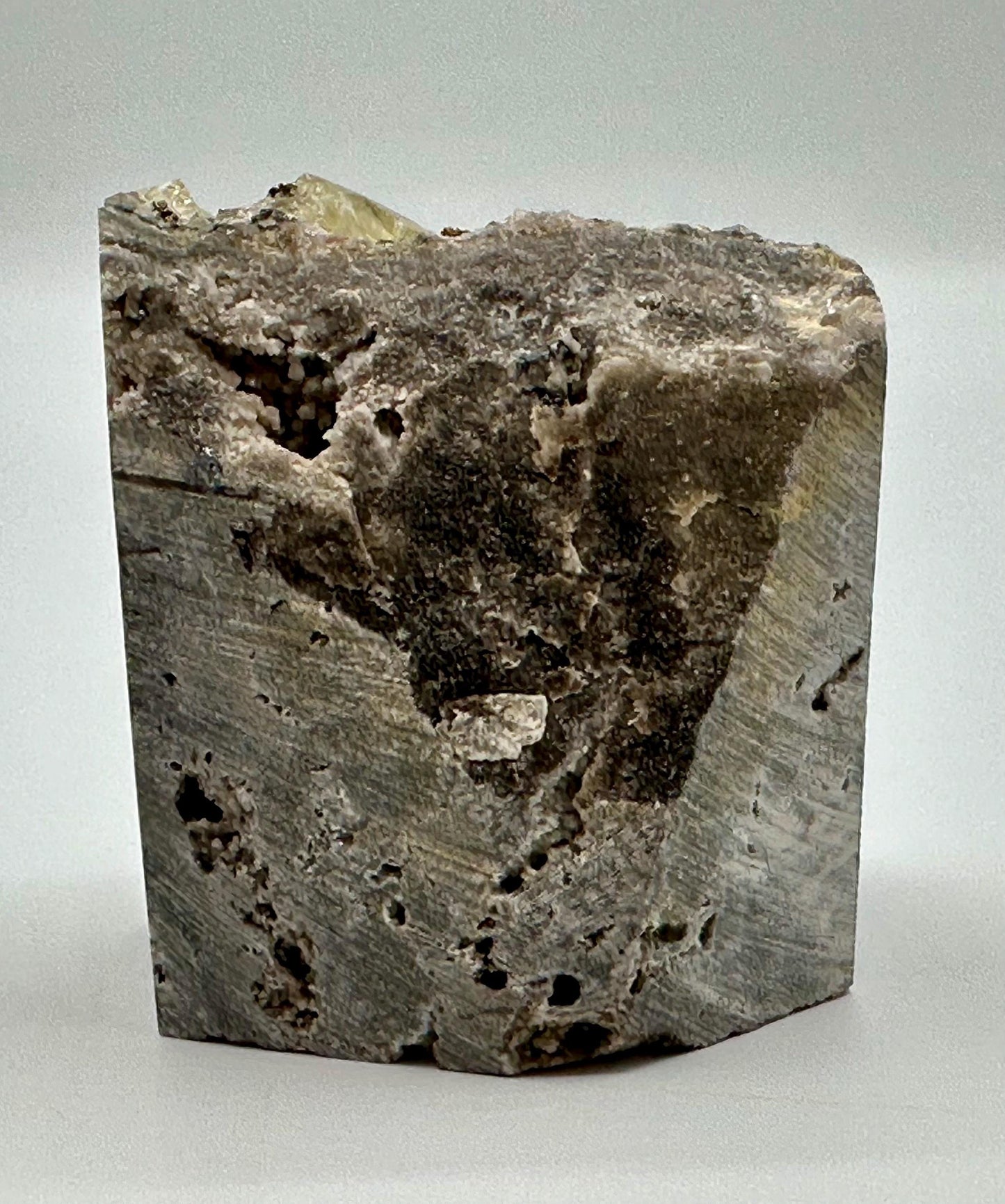 Sweetwater Calcite with Chalcopyrite on Matrix