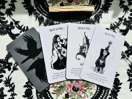 The Poe Tarot Deck: Whimsical Macabre Literary Tarot Cards with Guidebook