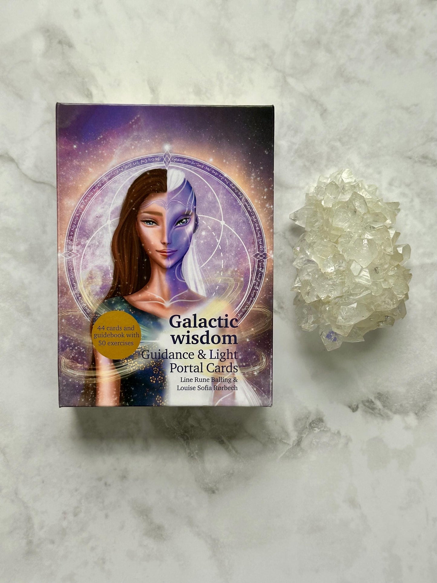 Galactic Wisdom Oracle Deck, Guidance and Light Portal Oracle Cards, Angel and Alien Wisdom Oracle Deck