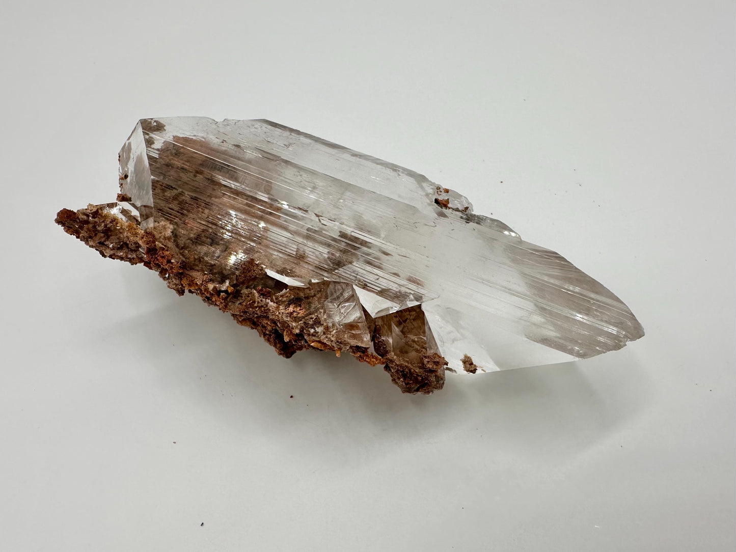 Bermejillo Selenite Crystal Mineral Specimen with Matrix
