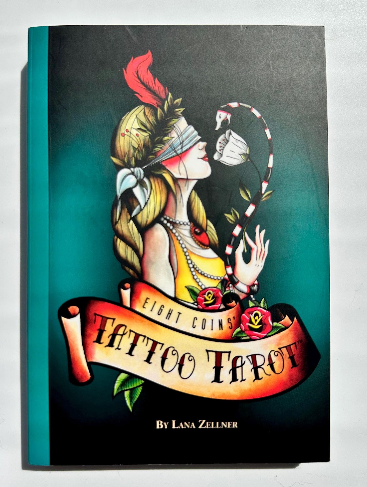 Eight Coins' Tattoo Tarot Deck, Guidebook with Bonus Rose Spread