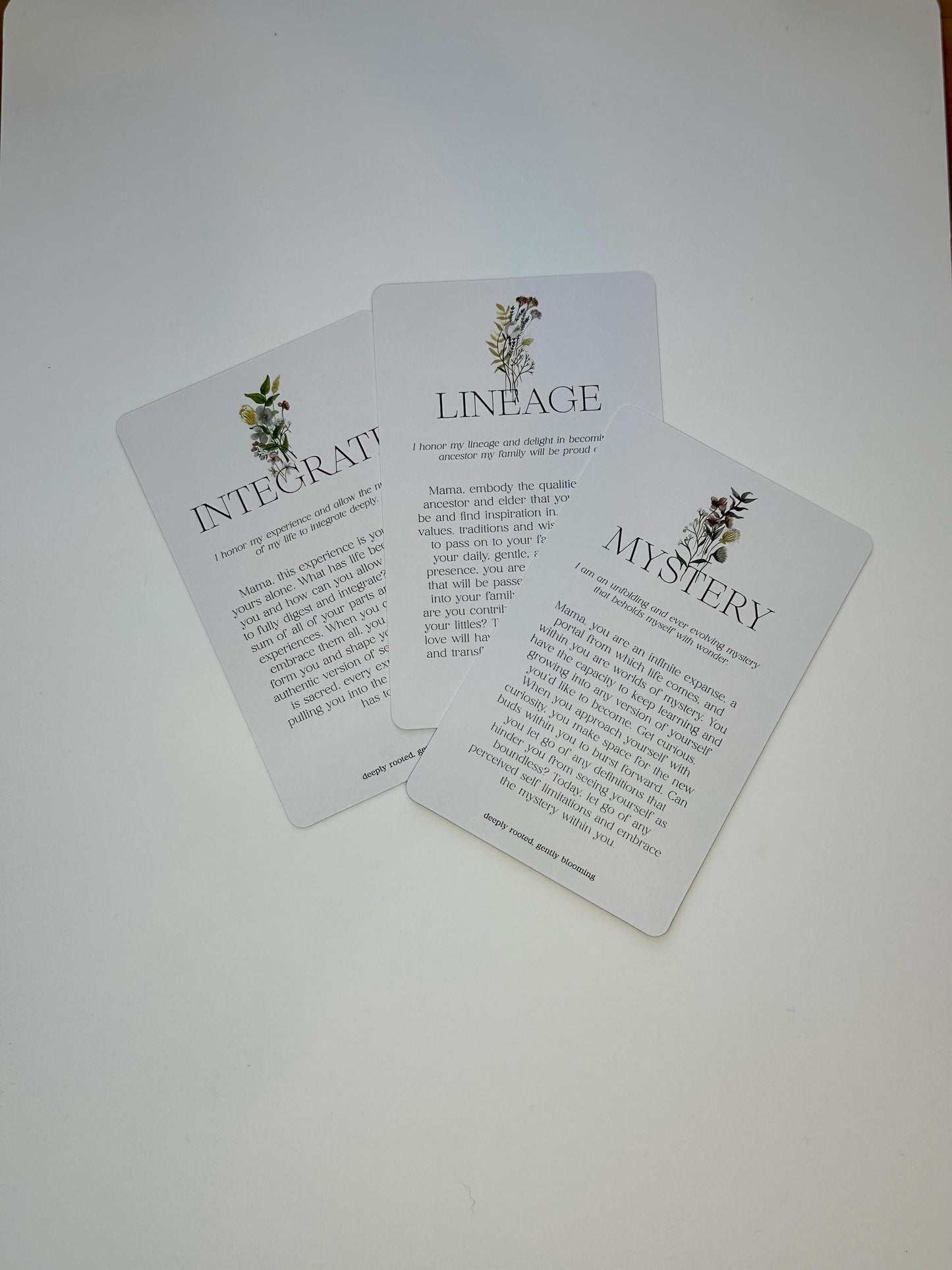 The Mama Deck: 50 Affirmation Cards for Every Season of Motherhood