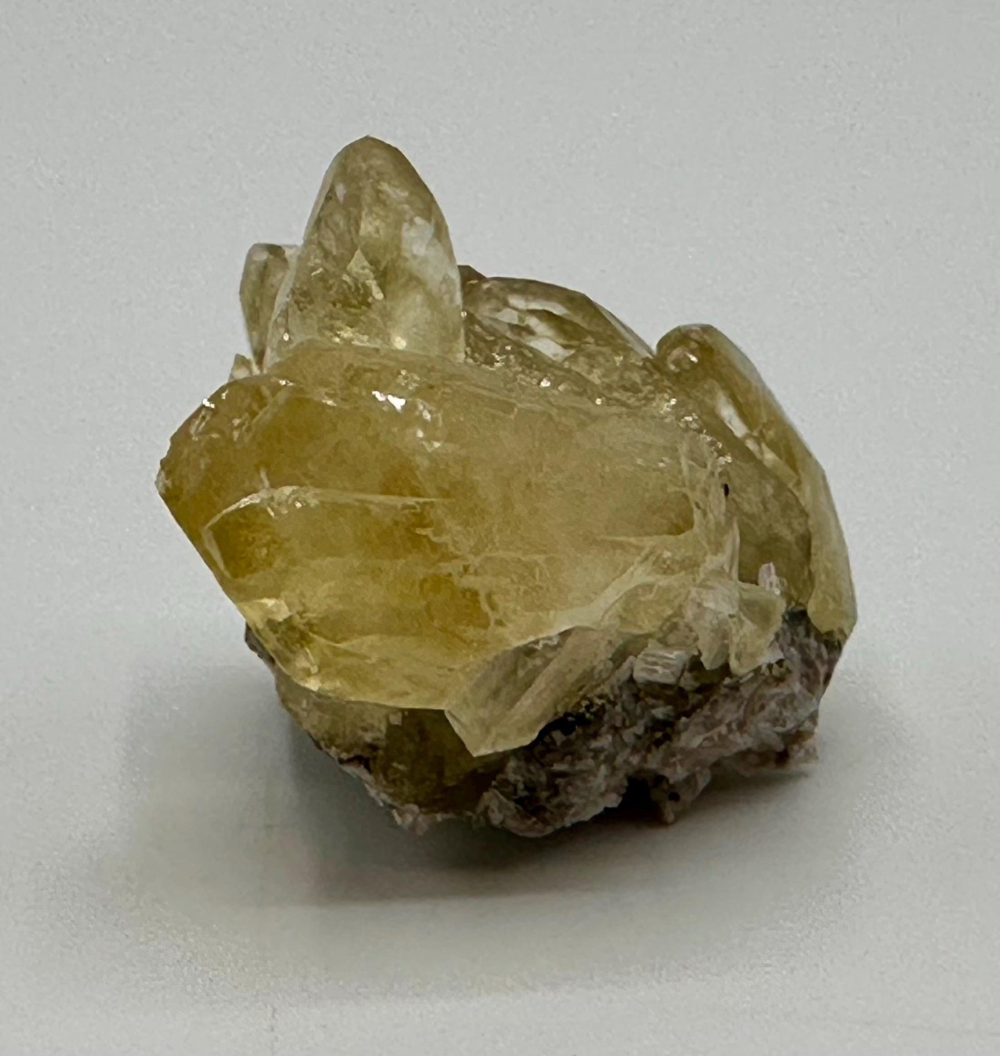 Sweetwater Calcite Cluster with Chalcopyrite