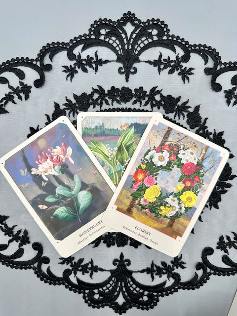 The Flower Oracle Deck, a 44 Card Divination Deck and Guidebook