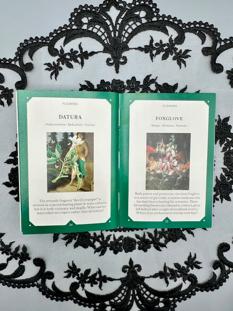 The Flower Oracle Deck, a 44 Card Divination Deck and Guidebook