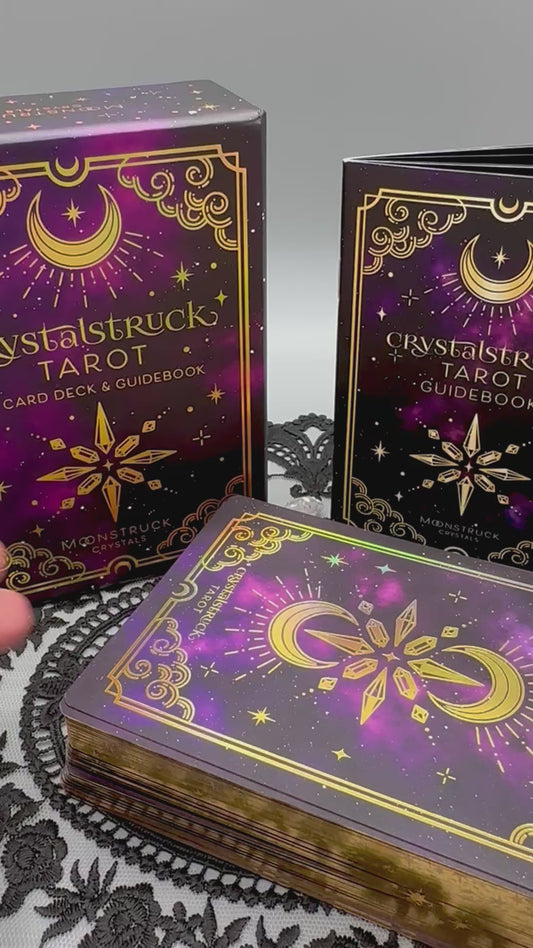 Crystalstruck Tarot Deck and Guidebooklet- Gold Edition
