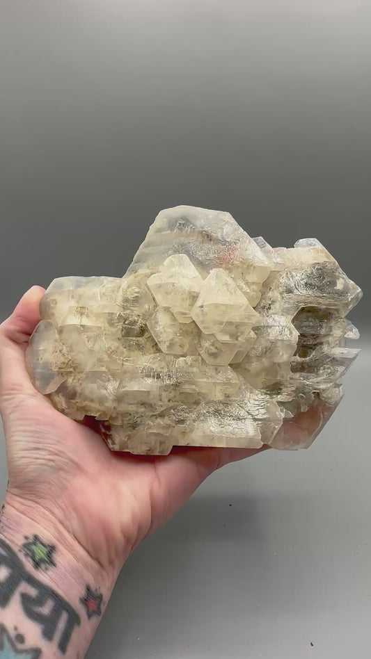 Elestial Selenite Crystal Specimen